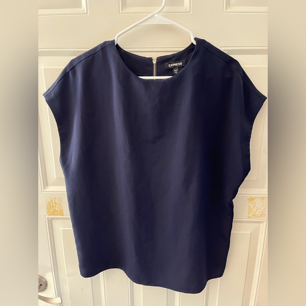 Express Navy Blue Blouse